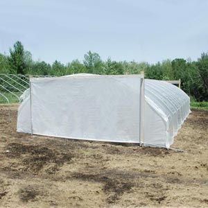 FarmTek GrowSpan Single Bay Tunnel Greenhouse | High Tunnel With Durable Steel Frame, UV-Resistant Film