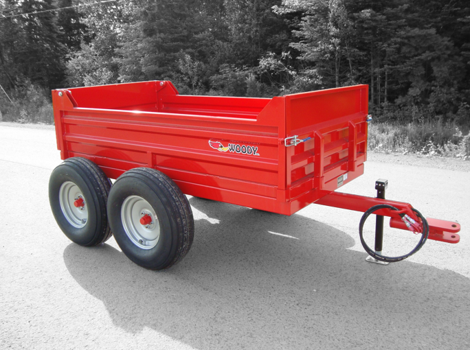 Woody Equipment Standard Tilting Dump Trailer Model 408, 410, 510 & 612 | Pull Type | Horsepower 25-70 HP | For Tractors