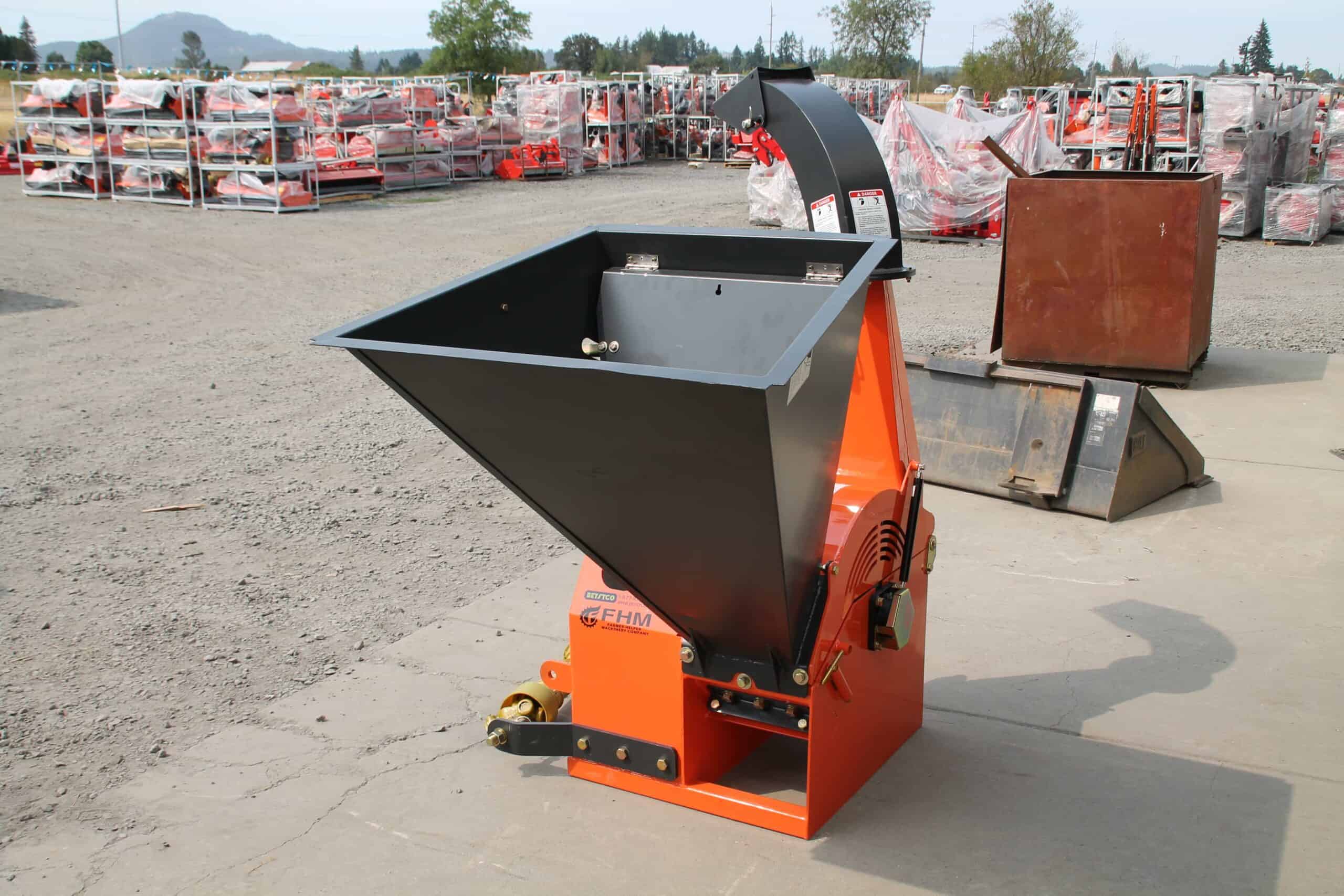 Farmer Helper FH-DW30 Drum Style Wood Chipper | 6” Chipping Diameter | 20-50HP For Tractor