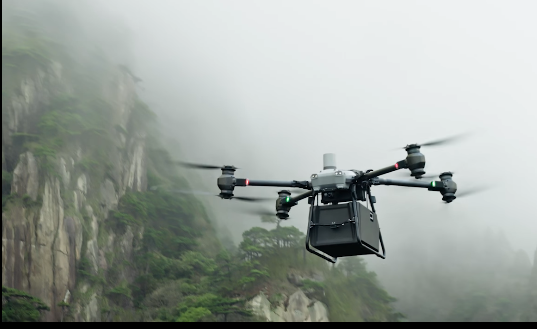 DJI FlyCart 30 Dynamic Aerial Delivery Drone | Revolutionizing Logistics