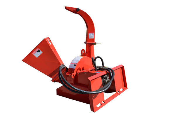 Farmer Helper FH-BXH42 Hydraulic Powered Wood Chipper | 4" Chipping Capacity for Skid Steer